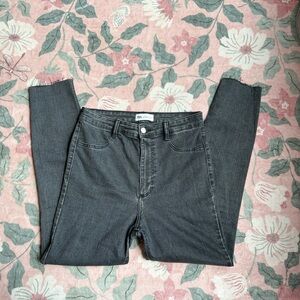Zara Women's Charcoal Skinny Jeans